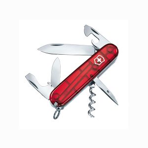 CUCHILLO UNISEX NAVAJA SPARTAN ROJO TRANS