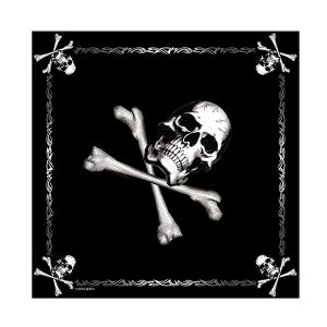 BANDA UNISEX BANDANA DE CALAVERA JOLLY ROGE